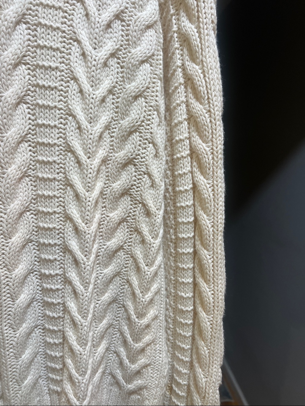 Ralph Lauren Cream Cable-Knit Crewneck Sweater size x large - Picture 9 of 12